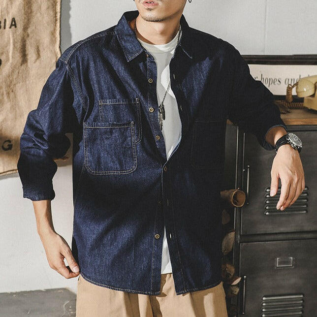 CAMISA DE DENIM Traff NORM