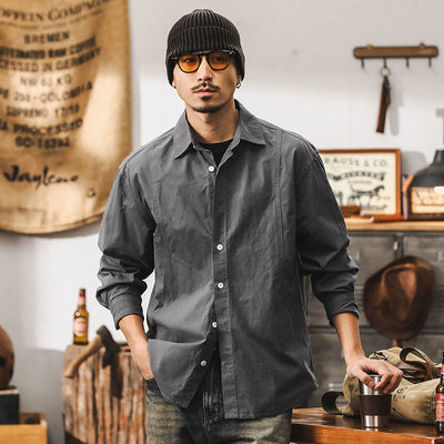 Traff Camisa de Cuadrícula Musgo