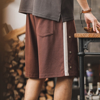 Traff Pantalones Cortos de Dos Tonos