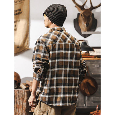 Camisa Traff Cuadro Negro