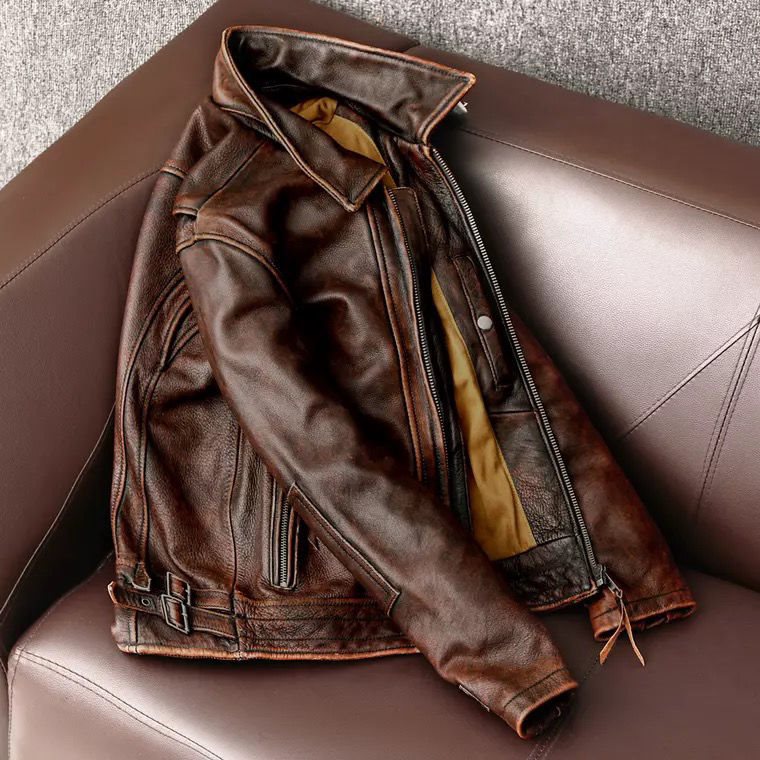 CHAQUETA DE CUERO Traff BRAWTA