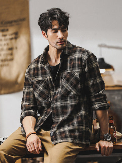 Camisa Traff Checkpoint Grid