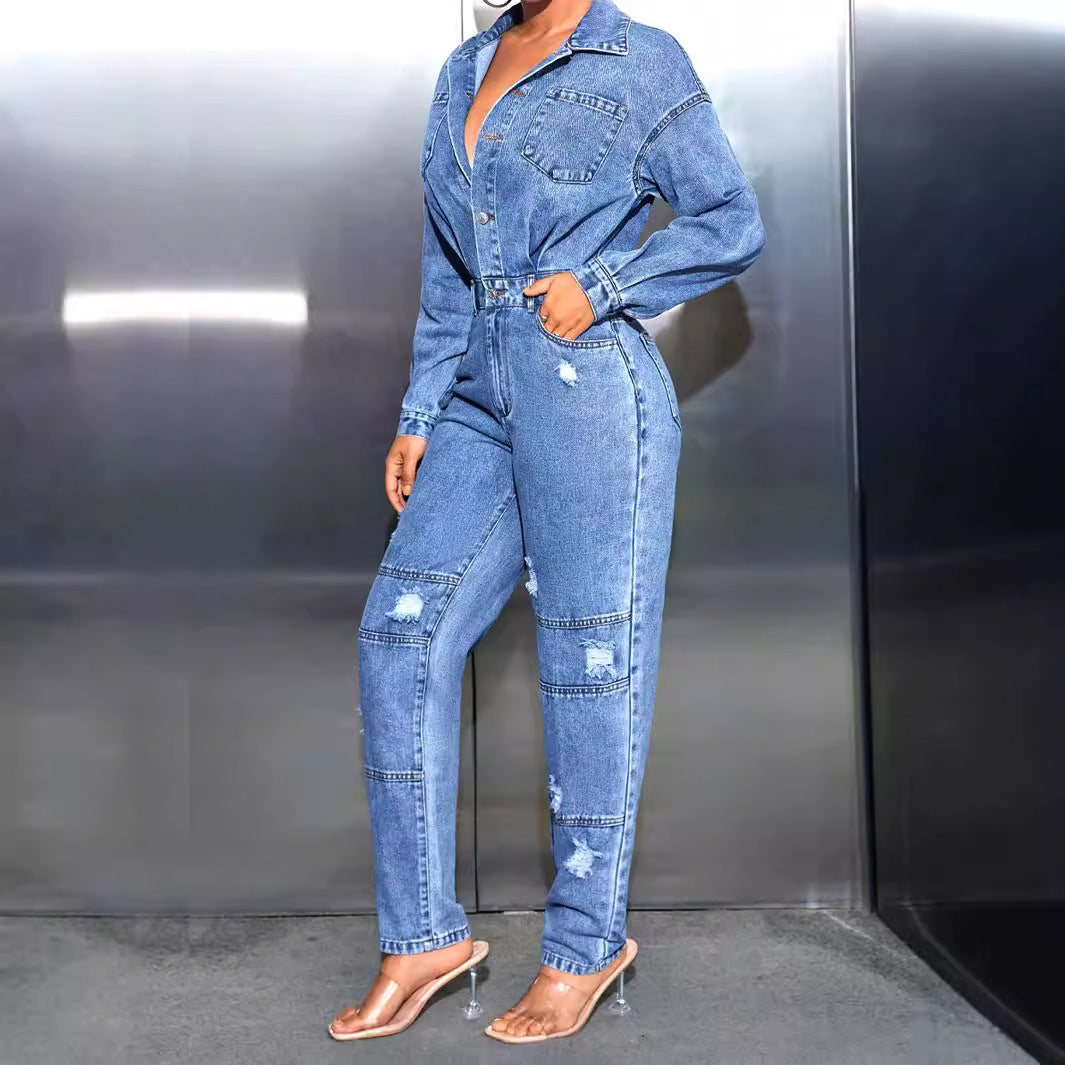Traff VOVA DENIM OVERALL