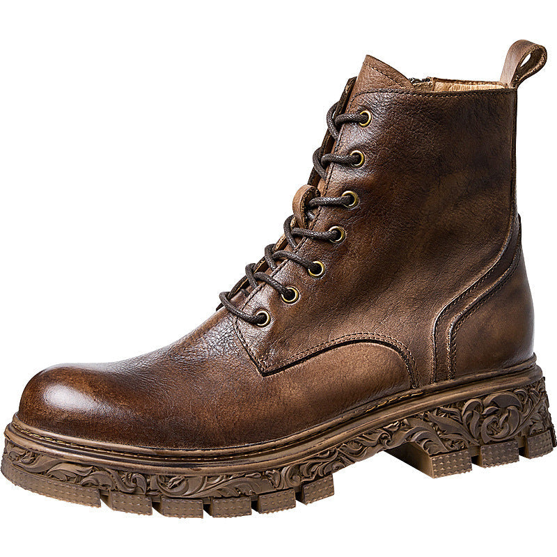 Traff Botas Martin Retro con Cremallera