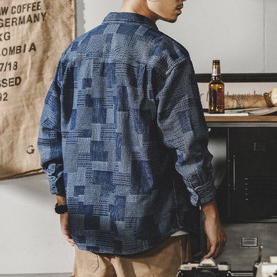 Traff Camisa Cuadros Índigo
