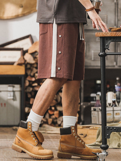 Traff Pantalones Cortos de Dos Tonos