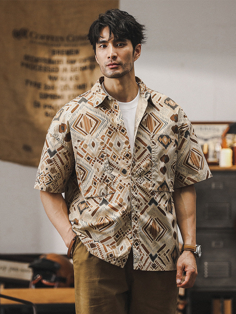 Traff Camisa Mosaico Místico