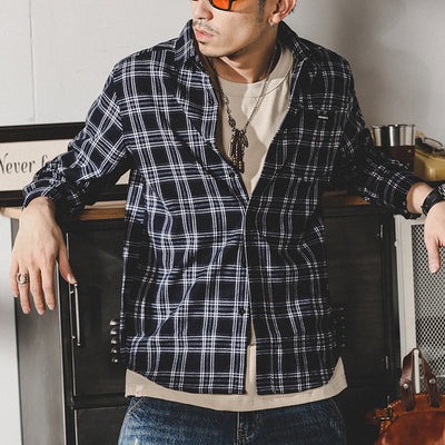 Traff Camisa Midnight Grid