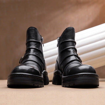 BOTAS DE MOTO RETRO HARLEY Traff