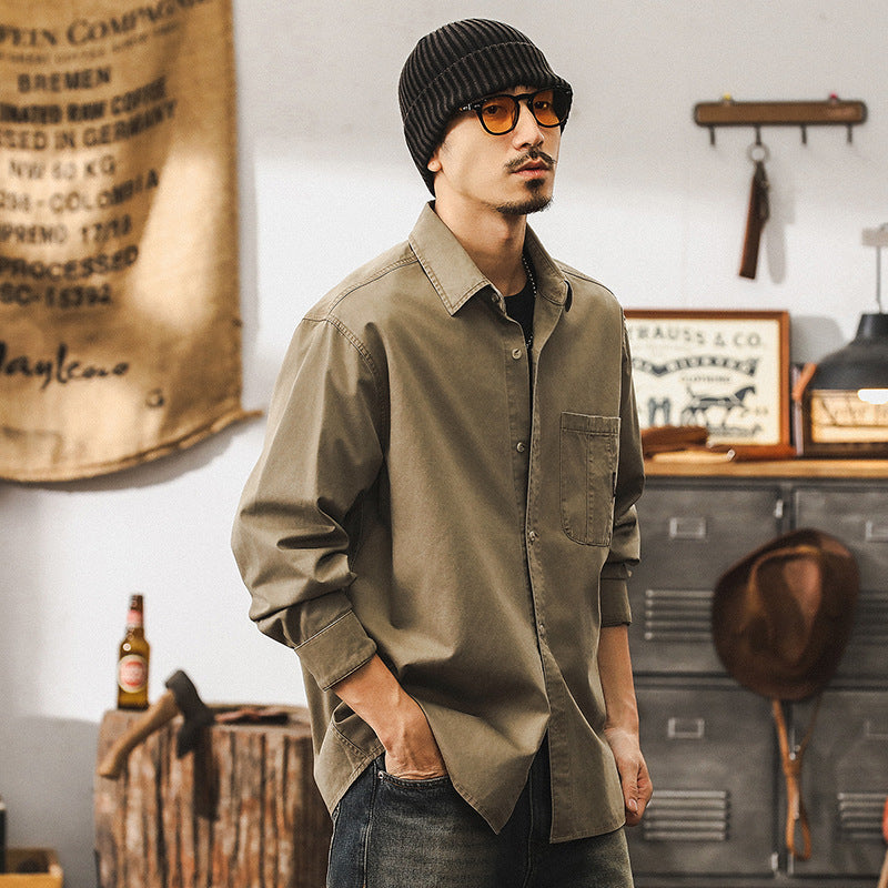 Traff Hillcore Oliva Camisa