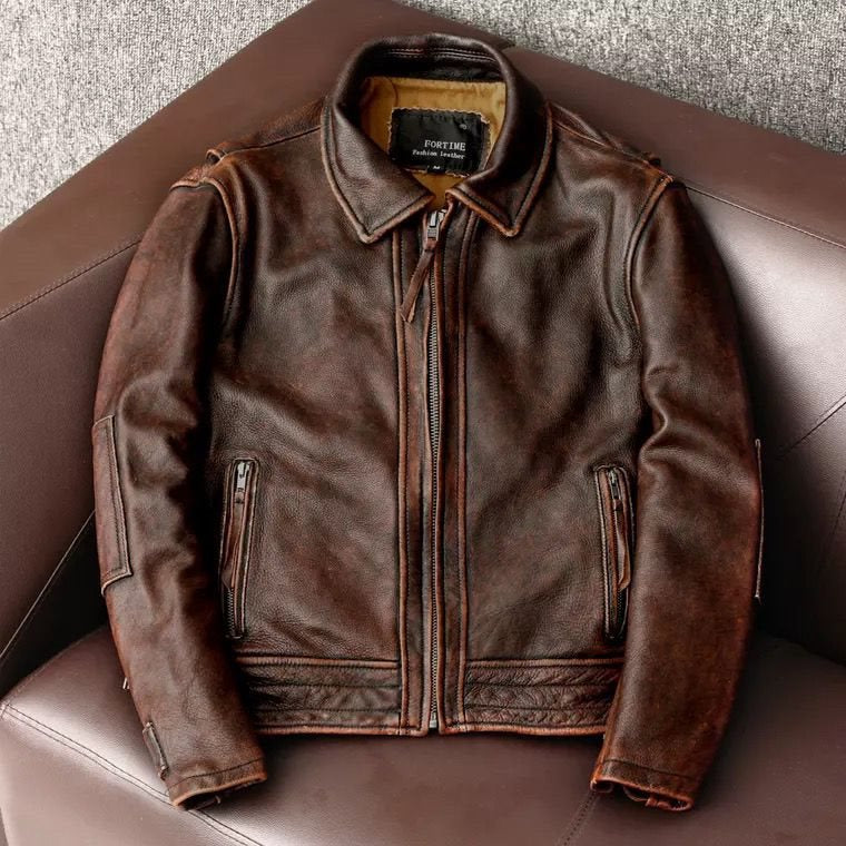 CHAQUETA DE CUERO Traff BRAWTA