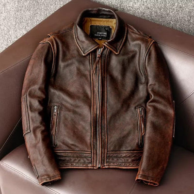 CHAQUETA DE CUERO PARA MUJER Traff BRAWTA