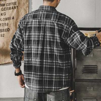 Camisa Traff Grid Fade