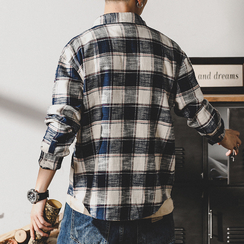 Camisa Traff Royal Grid