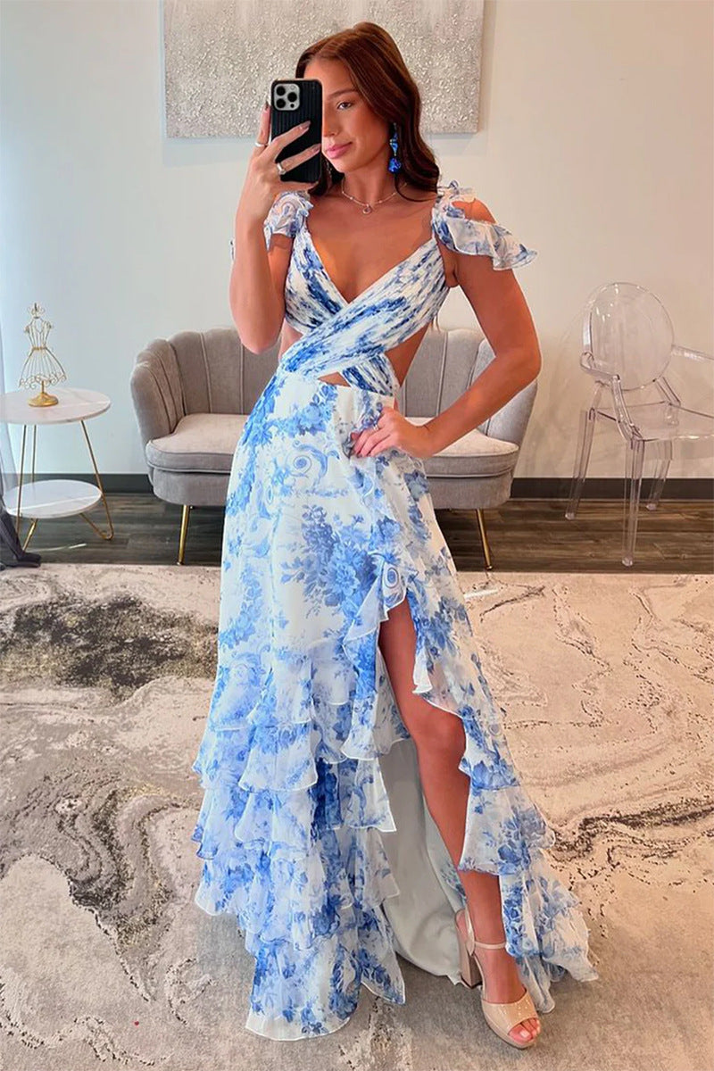 Vestido de Verano con Escote en la Espalda Traff Leolina