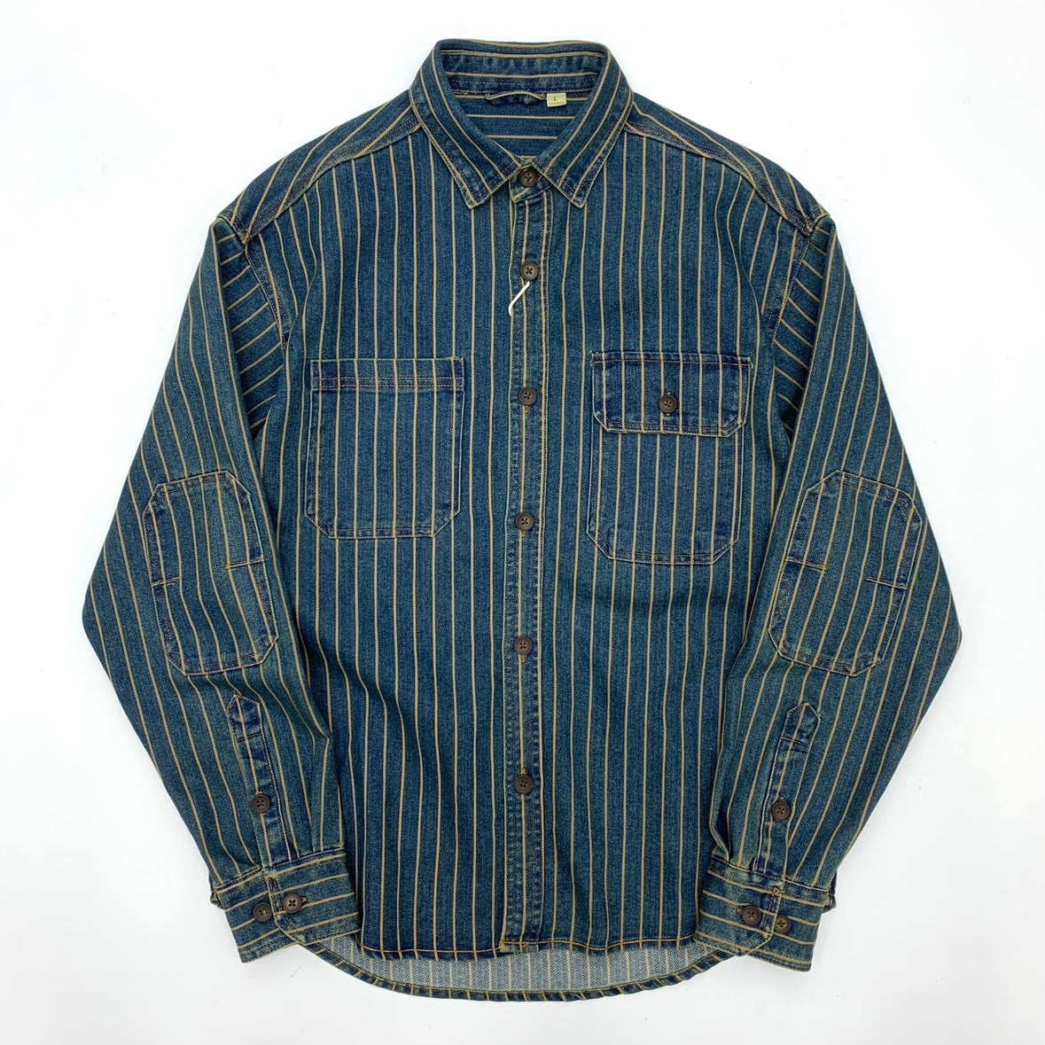 Camisa Traff Blue Grid Retro Fit