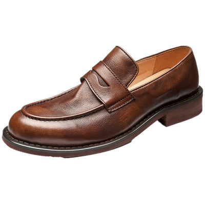 Traff RETRO CLÁSICO MOCASÍN DE CUERO