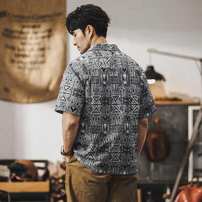 Camisa de Patrón Tribal Traff