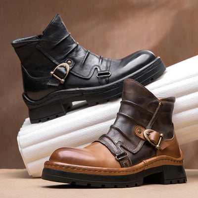 BOTAS DE MOTO RETRO HARLEY Traff