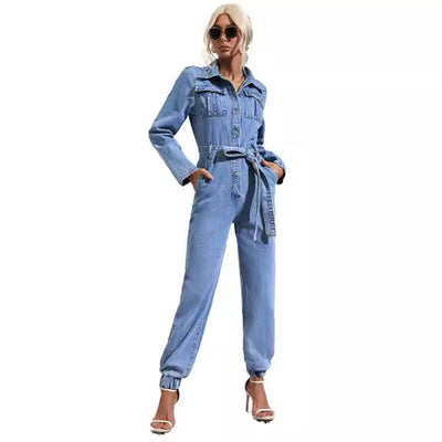 Traff NORA DENIM OVERALL