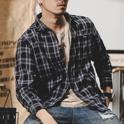 Traff Camisa Midnight Grid