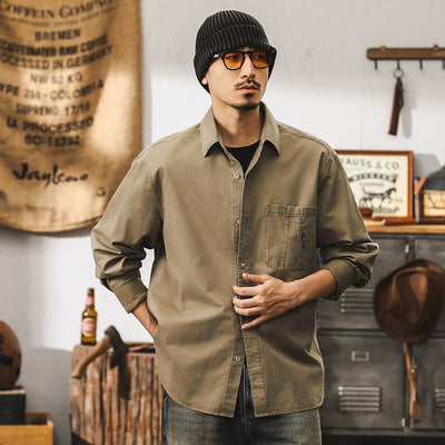 Traff Hillcore Oliva Camisa