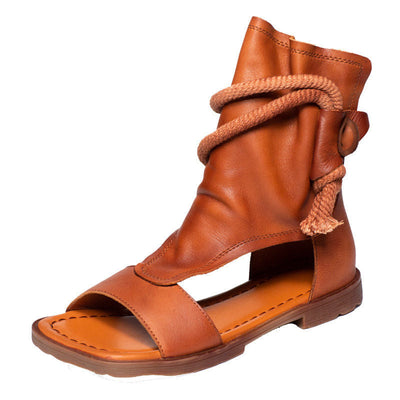 Sandaleta de Cuero Estilo Roma Traff