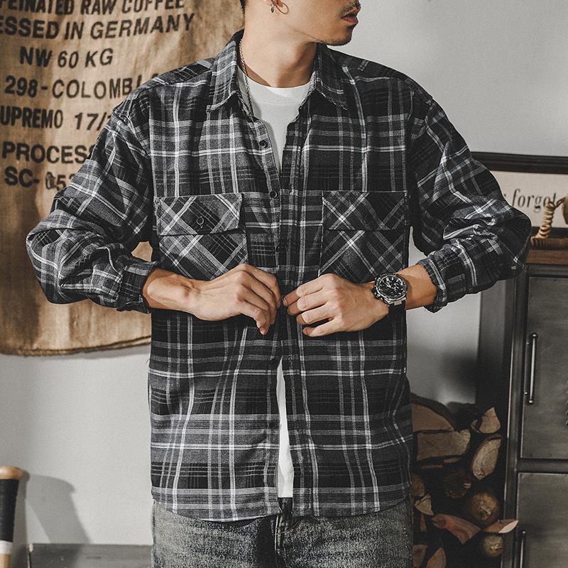 Camisa Traff Grid Fade