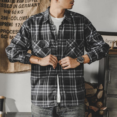 Camisa Traff Grid Fade