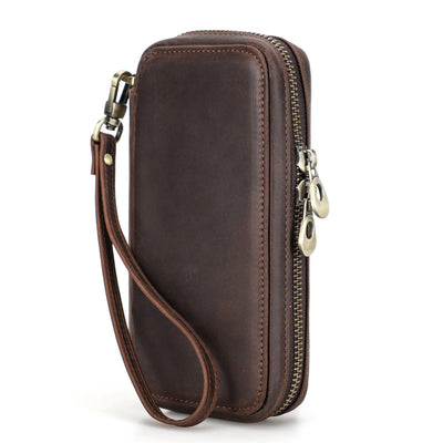 Traff Estuche Compacto de Cuero para Reloj