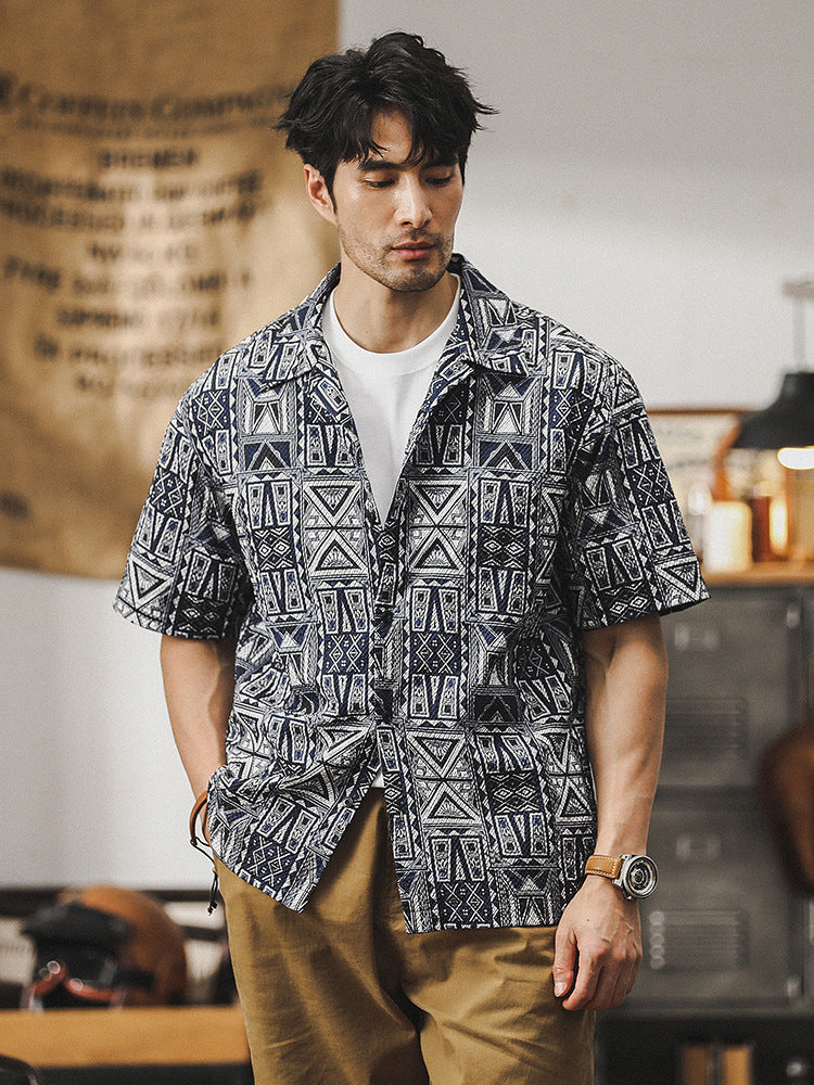 Camisa de Patrón Tribal Traff