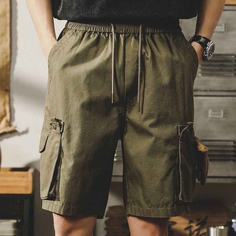 Traff Pantalones Cortos Tácticos de Oliva Comfort