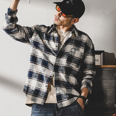 Camisa Traff Royal Grid