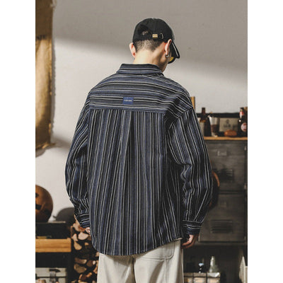 Traff Camisa Rayas Medianoche