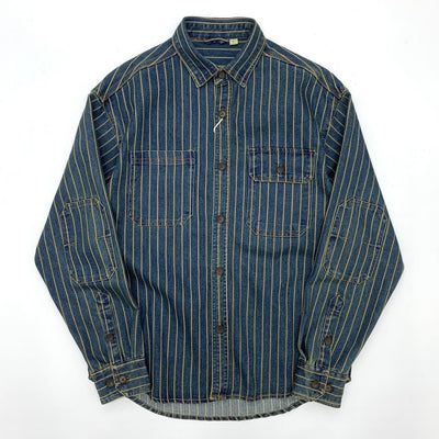 Camisa Traff Blue Grid Retro Fit