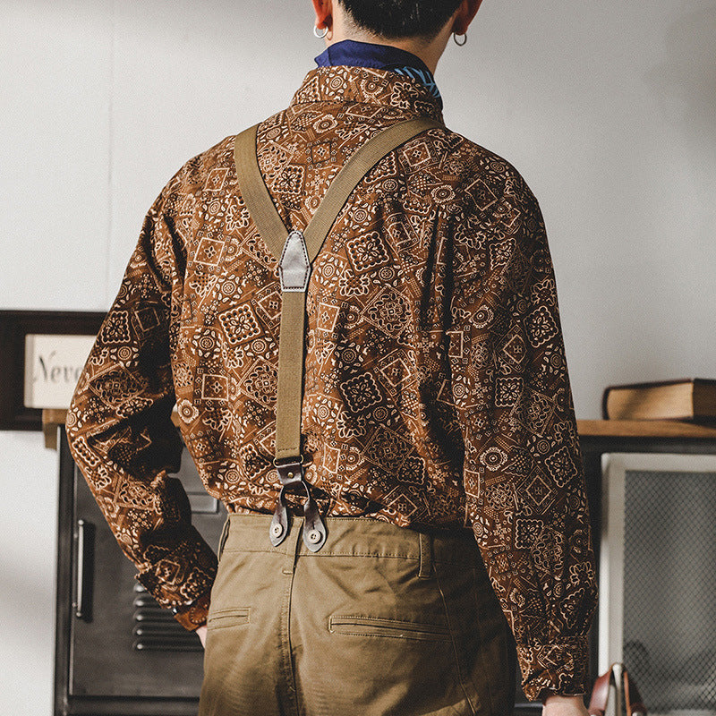 Traff Camisa Retro Floral Spirit