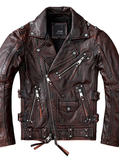 CHAQUETA DE CUERO Traff BRAWTA DECO