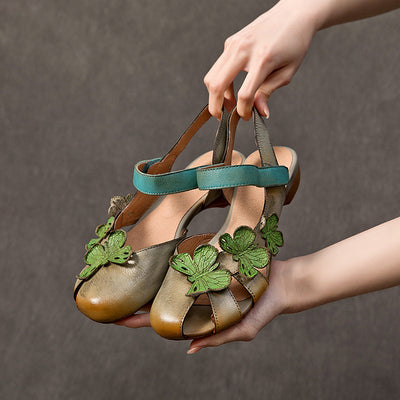 Sandaleta de Cuero Traff Milano