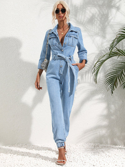 Traff NORA DENIM OVERALL