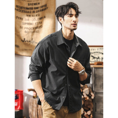 Traff Camisa Gris Oscuro