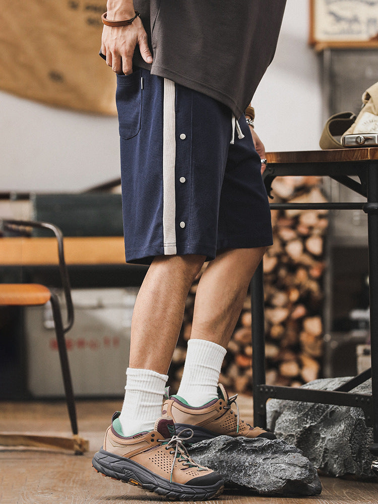 Traff Pantalones Cortos de Dos Tonos