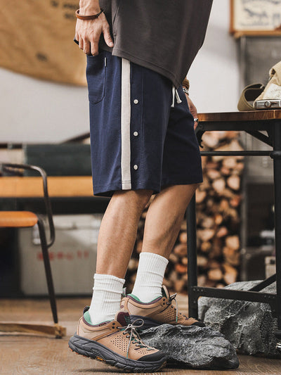 Traff Pantalones Cortos de Dos Tonos