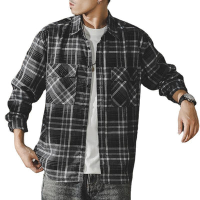 Camisa Traff Grid Fade