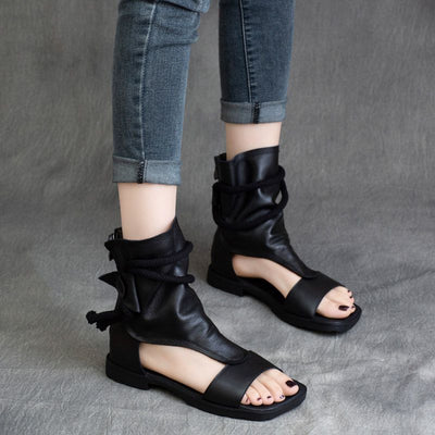 Sandaleta de Cuero Estilo Roma Traff