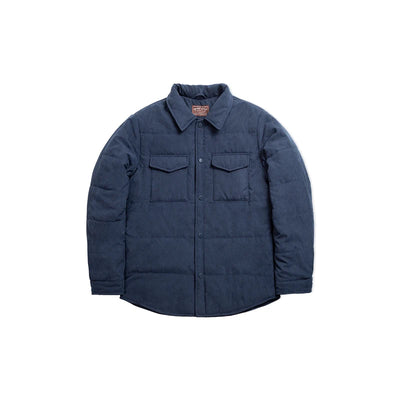 Maden Reversible Peach Pile Cotton Jacket for Men Anti-wrinkle and Warm Thickened Coat Fall and Winter Casual Multi-Pocket Parka