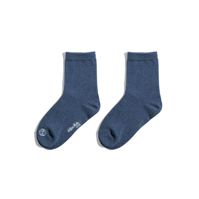 Maden 3 Pack Pairs Printed Knitted Mid-calf Socks Sweat-absorbent Solid Color Socks Non-slip Men's Socks for Spring and Autumn