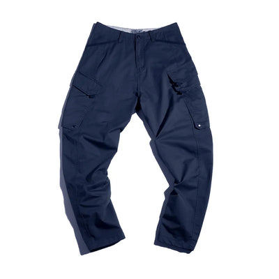 Maden Workwear American Style Large Pocket 3D Cut Leggings Drawstring  Green Cropped Pants Men's Trend