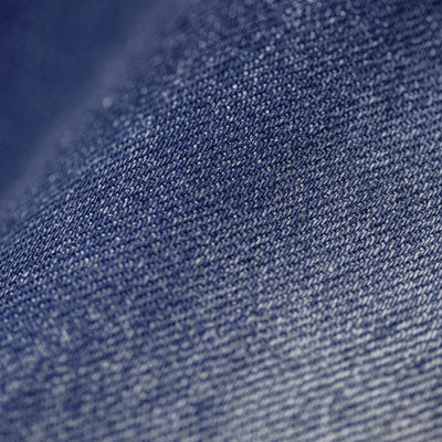 Maden Men's Washed Gradient Blue Jeans Cleanfit Straight-Leg Twill Denim Pants Zip Fly Casual Trousers for Spring Autumn