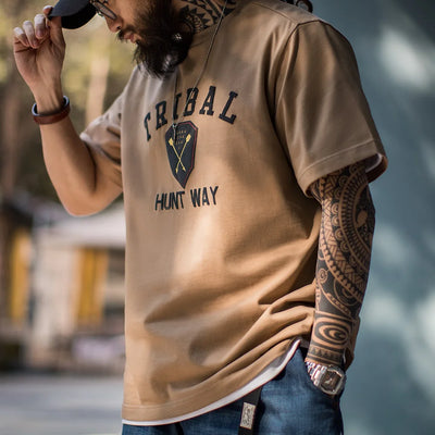 Maden Vintage Hunting 3D Print Short Sleeve T-Shirt Men's Summer Outdoor Round Neck Tee Casual Streetwear Versatile Male Tops
