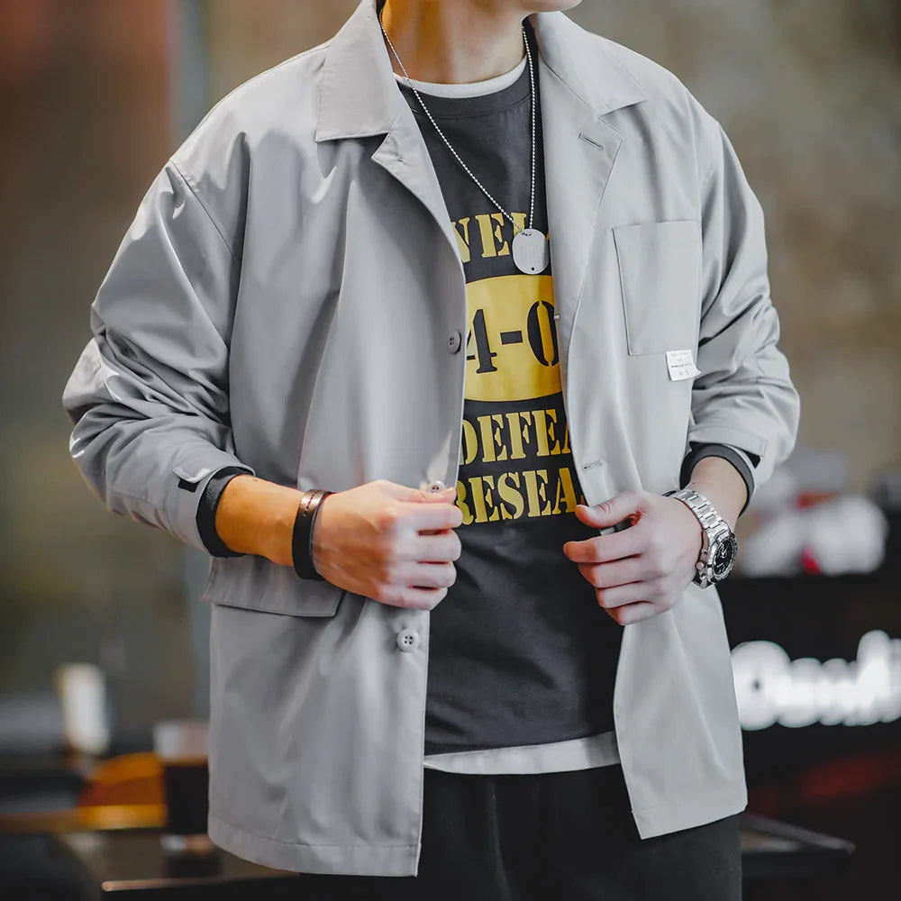 Traff Chaqueta Blazer Casual para Hombre OSP